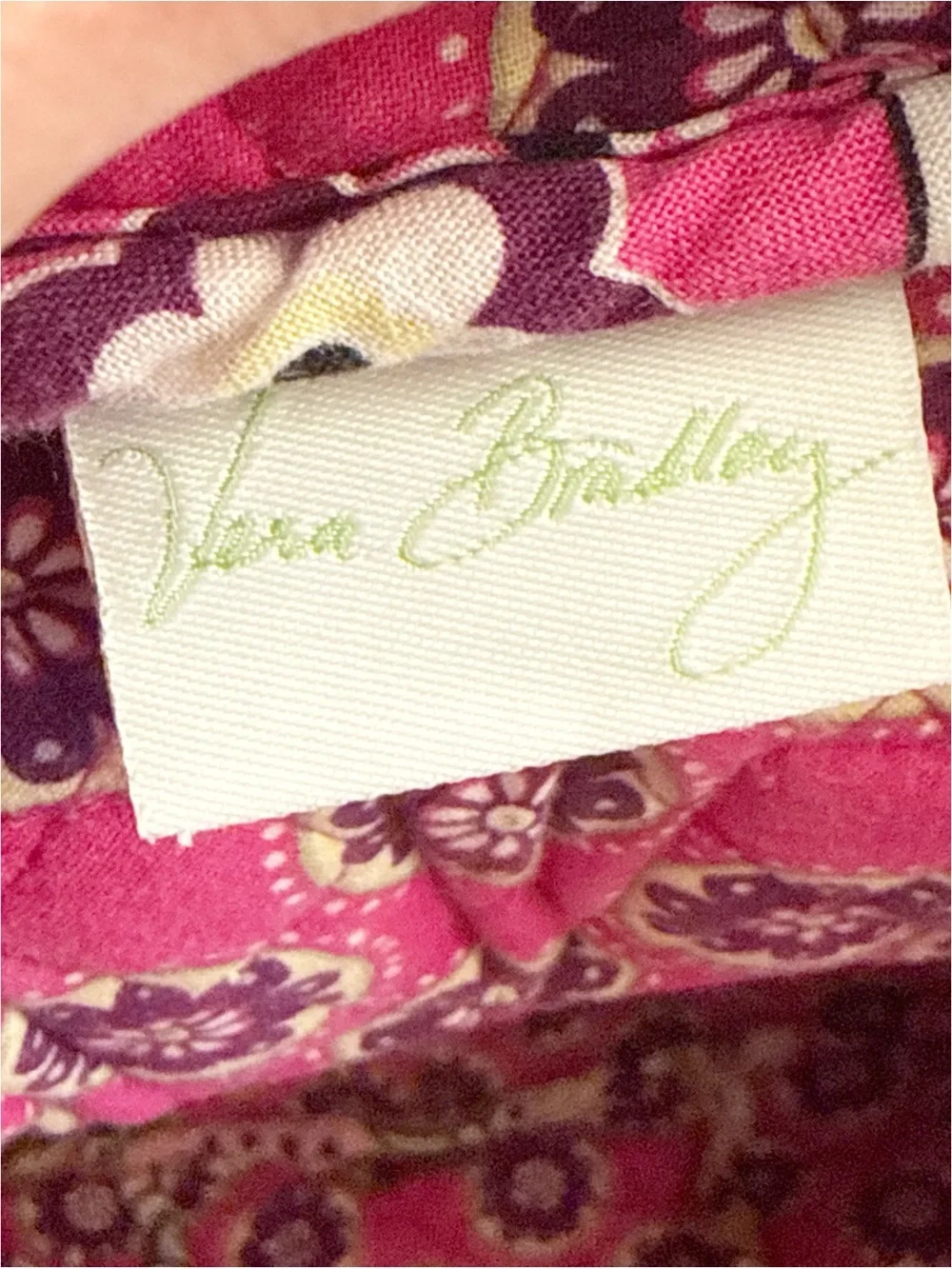 Vera Bradley Quilted Backpack — Very Berry Paisley | Retired Pattern - Picture 9 of 11